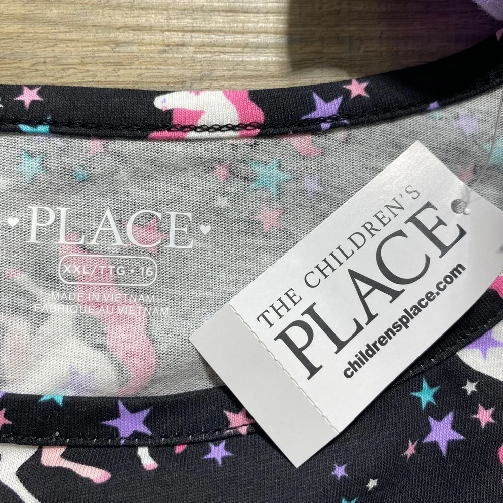 The Children's Place Girls 2-Pack Skater Everyday Dresses‎ Size 16 Unicorn - Picture 5 of 11